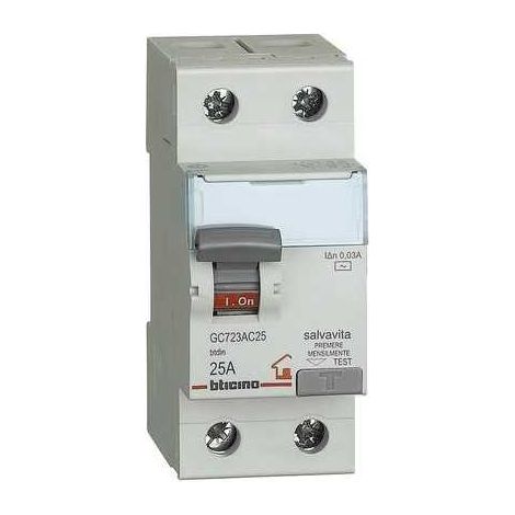 INTERRUPTOR DIFERENCIAL MAGNÉTICO- TÉRMICO INTERRUPTOR DIFERENCIAL SALVAVIDAS BTICINO