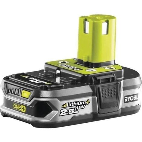 Ryobi – Batterie lithium-ion 18V 2,5Ah – Compatible avec 200 outils – Protection contre surcharge et surchauffe – Performance optimale - RB18L25 (1/5)