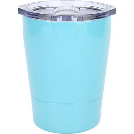 Tasse Café - Acier Inoxydable - 236 ml - Couvercle Intégré - Portable Camping Bureau - 1 Pièce (1/5)