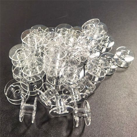 30pcs Canette Plastique, Canettes Machine à Coudre pour Brother Singer Kenmore Janome la Plupart des Machines à Coudre-RAPANDA (1/4)