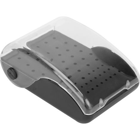 Étui à 60 fraises dentaires en plastique pour laboratoire dentaire, porte-fraises, boîte de nettoyage, outil de soins buccaux (1/5)