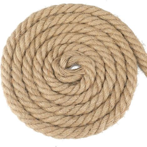 – Corde de jute 16mm – Ficelle solide et durable pour applications de jardinage – Résistante à l'humidité – Longueur 10 mètres (1/5)