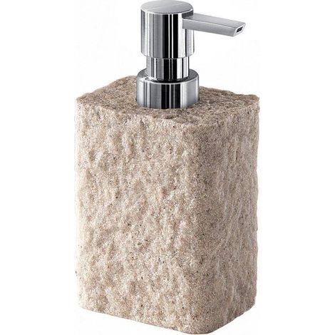 Sapho Gedy Aries - Distributeur de savon à poser, 350 ml, pierre beige AR8003 (1/3)