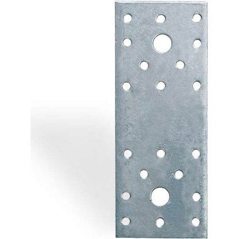 Giunto a piastra forato 140 x 55 mm.