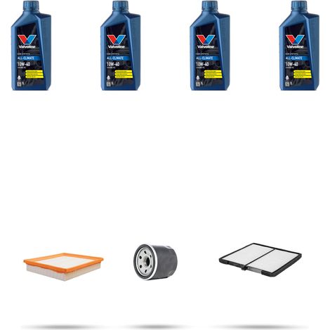 Kit tagliando 3 FILTRI e 4L OLIO compatibile con Hyundai Elantra 2.0 104kw dal 2000 (1/5)