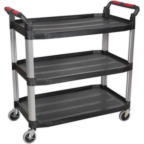 Sealey Composite Workshop Trolley 3-Level/3 Wall CX310