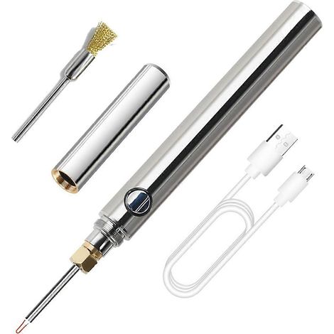 Brûleur de fil, outil de brûlage de fil rechargeable avec embout de rechange, stylo à brûler USB pour ficelle, Be