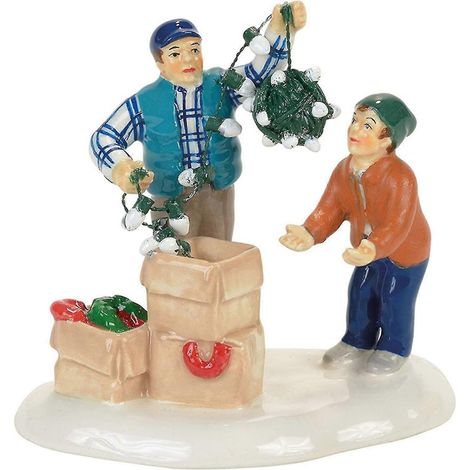 Village en céramique inspiré du film « Le sapin a les boules », décoration de la maison de Noël Griswold inspirée du film « National Lampoon : Le sapin a les boules », bâtiments et figurines à collect (1/5)