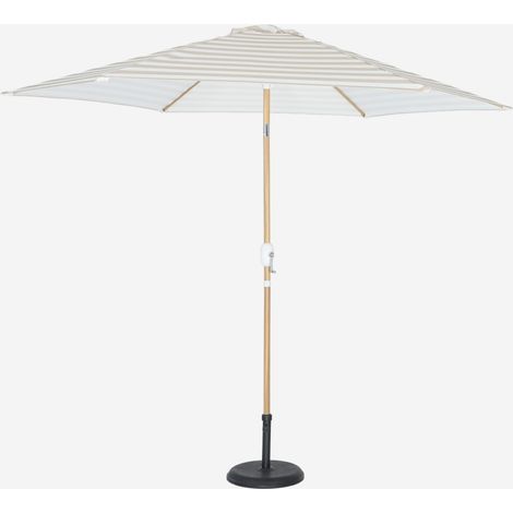 Ombrellone rettangolare asta effetto legno, 3x3m