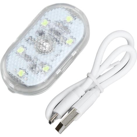 LED-Autoleuchte mit Touch-Bedienung, Mini-Nachtlicht für den Fahrzeuginnenraum, integrierter Akku, Eisblau