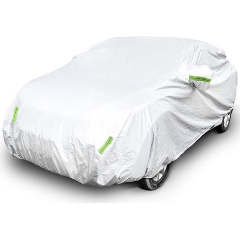 Bâche Voiture,Housse De Voiture Universelle 190T Entièrement Imperméable Respirant Pluie Neige Résistant à La Chaleur (1/5)