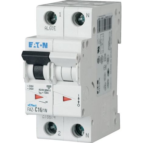 Interruttore magnetotermico 1+N B 10A 15kA AC FAZ B10/1N 278644