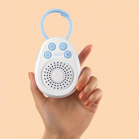 Mini diffuseur sonore apaisant bruit blanc rechargeable anti-bruit pour dormir été voyage (1/5)