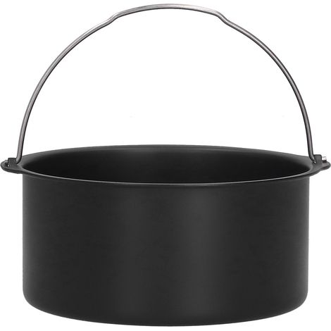 Antihaftbeschichtete Kuchenform aus Kohlenstoffstahl, Zubehör für elektrische Fritteusen (20 cm) (1/5)