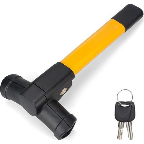 Antivol de Volant de Voiture,Bloque Volant Voiture,Canne Bloque Volant Voiture,Serrure de Volant,2 Clés (1/5)