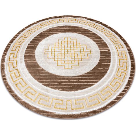 Alfombra de pasillo con refuerzo de goma RUMBA 1950 Boda un solo color blanco 80cm white 80x100 cm (1/5)
