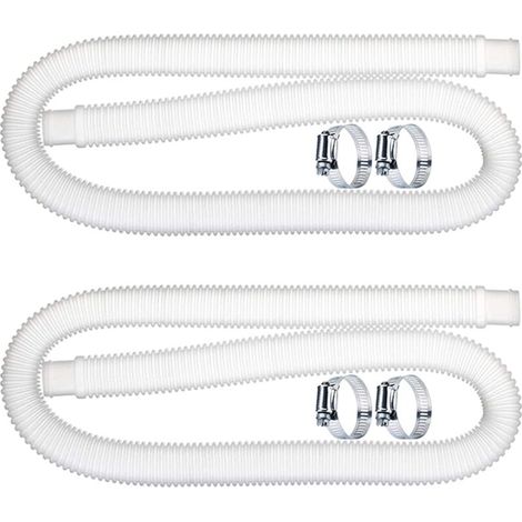 pcs 32mm Replacement Pool Hose, Pool Hose, Pool Filtration Pump Replacement Hose (1.5M) for Intex 300 330 530 1000 GPH