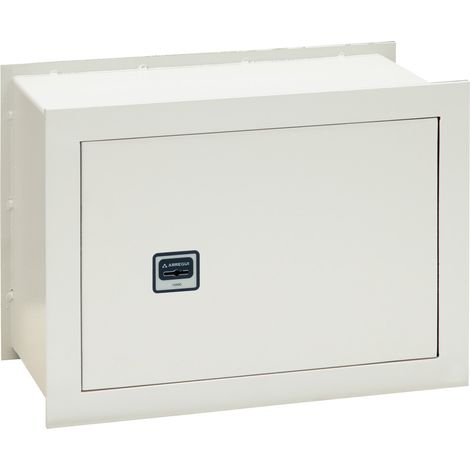 ARREGUI Ideal 5 271350 Caja fuerte de empotrar a pared con cerradura de llave, Caja de Seguridad para casa y hogar, fácil de usar, 30 x 41 x 20 cm, 17 L
