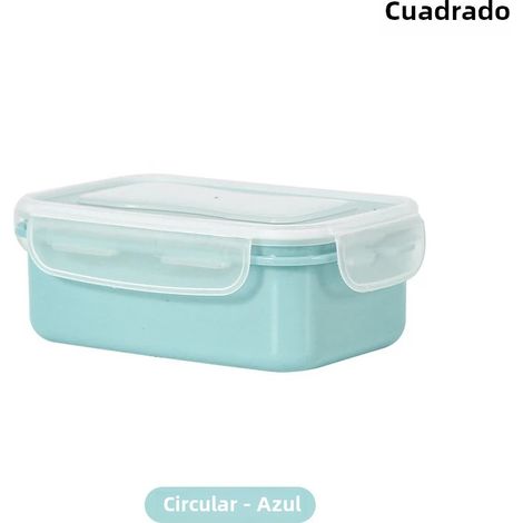 1 Pièce Petit Récipient Plastique Hermétique pour Réfrigérateur, Boîte à Lunch Carrée Organisateur D'Aliments, 38.1 cm (1/5)