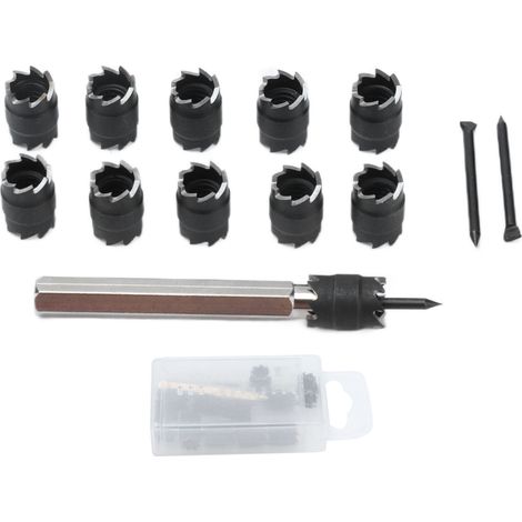Spot Weld Cutter Set Rotary 2 Sided HSS Power Drill Bits Hole Remover for Welding 3/8in