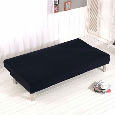 Housse De Canapé - Sans Accoudoirs - Extensible - Pour Canapé-Lit 3 Places Ou 2 Places - Taille S (1/4)