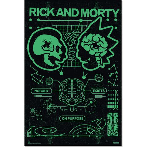 Il poster di Rick &amp Morty: “Nobody Exists on Purpose”