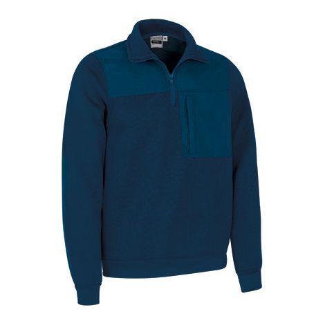 Jersey de trabajo con bolsillo y media cremallera Randy VALENTO S Azul marino orion