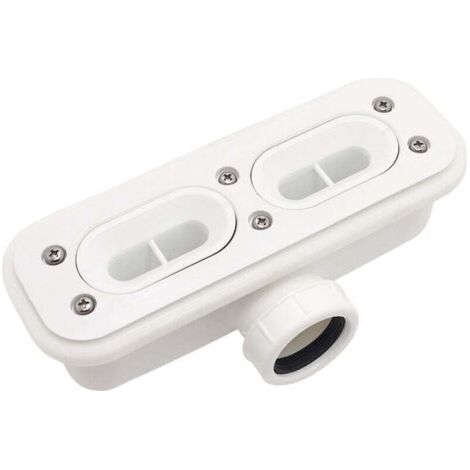 Bac de douche désodorisant en plastique, égouttoir 40 mm 718036801 (1/3)