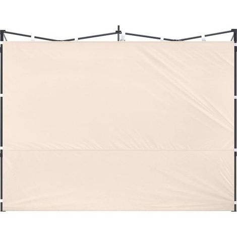 Panneau Latéral Instantané pour Gazebo – Toile Pare-Soleil – Pour Gazebo Pop Up – 1 Pièce – Protection Solaire et Intimité-Kaki (1/2)