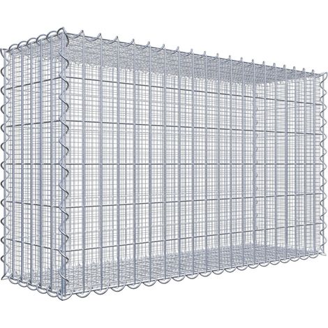 Gabiondeco - Gabion à mailles très fines pour gravillon 100 cm x 60 cm x 30 cm (L x H x P). maille 5 x 10 cm. spirale - Made in Germany (1/3)