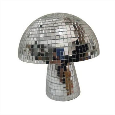 Boule à Facettes - 6 Pouces - Forme de Champignon - Décoration Rétro Réfléchissante pour Chambre et Salon - 1 Pièce (1/5)
