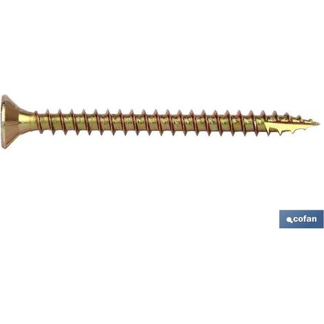 Pack de 200 vis DIN 7505A Torx T-20 M-4x70 pour aggloméré