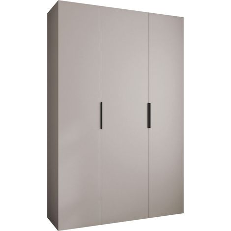 Armario Hartford 573, Cachemira, 246x160x42cm, Puertas de armario: Con bisagras, Número de estantes: 7 (1/5)