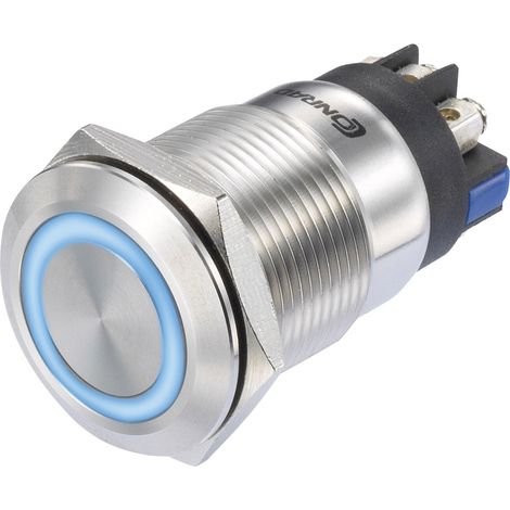 TRU COMPONENTS TC-8904692 LAS1-GQ-11E/L/B/12V/S Druckschalter 250 V/AC 3 A 1 x Ein/(Ein) tastend Bla