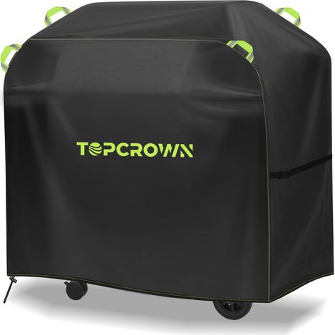 Housse de barbecue d'extérieur 77 x 67 x 100 cm, tissu Oxford 210D, avec cordon de serrage réglable pour barbecue à gaz Weber, Char-Broil et Nexgrill (1/5)