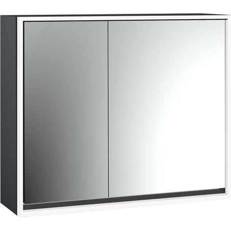 emco loft Lichtspiegelschrank, 800mm, 2 Türen, Aufputzmodell, (1/5)
