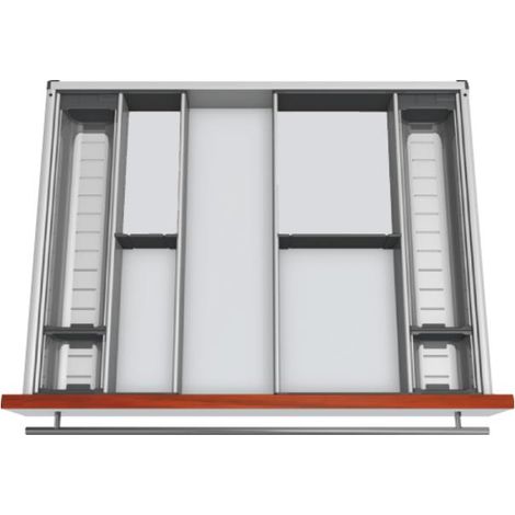 Blum Orga-Line Besteckeinsatz Facheinteilungs-Set KB 700-799mm, NL 450mm, grau (1/3)