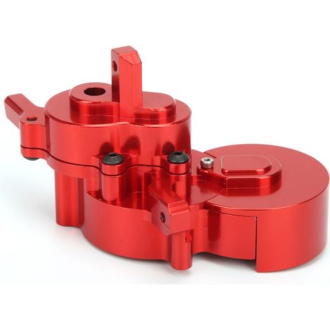 Getriebegehäuse aus Aluminiumlegierung für Redcat GEN8 1/10 RC-Car (rot) (1/5)