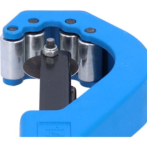 Coupe-tubes PVC, outil de coupe rapide, ciseaux, outil de coupe pour tuyaux en aluminium, plastique et PE (pour tuyaux d'eau de 42 mm de diamètre). (1/5)