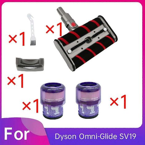 Pièces de rechange pour la tête de brosse à rouleau souple du robot aspirateur Omni-Glide SV19 (1/5)