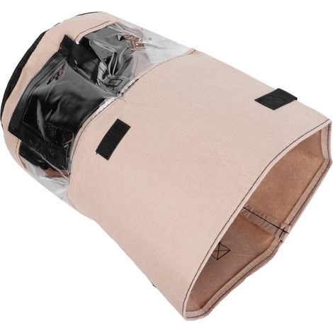 Transparenter Pflanzsack für Gemüse, Kartoffelpflanzgefäß, für drinnen und draußen, braun, 35 x 45 cm, 43 l/10 Gallonen (1/5)