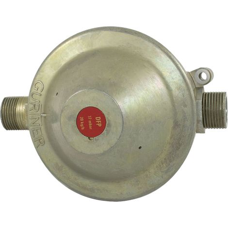Détendeur fixe propane basse pression 20kg/h - 37 mbar - entrée mâle G3/4 - sortie mâle G3/4 - Gurtner