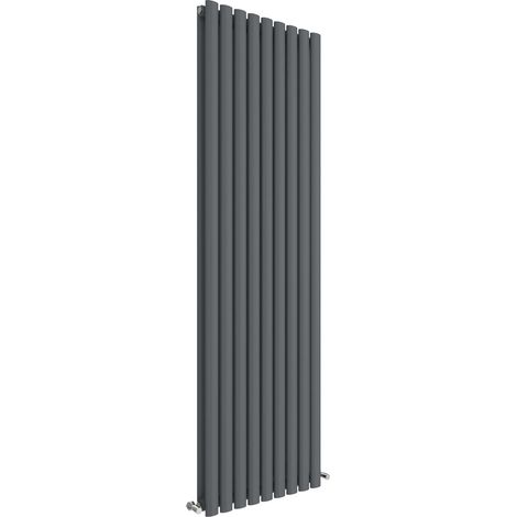 Balterley Pattingham Vertical Double Panel Radiator, 1800mm x 528mm - Anthracite
