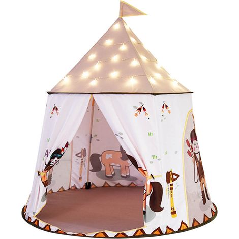 Château Princesse Maison de Jeu Grande Tente Enfant Intérieur Cadeau Bébé (1/5)