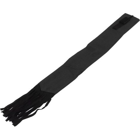 Sac à queue de cheval, protège-queue en tissu non tissé, anti-morsure et anti-salissures, accessoires de pansage pour chevaux avec franges noires (1/4)