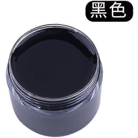 Crème de teinture et de réparation pour cuir, raviveur de couleur pour sacs, chaussures, canapés, vestes, masquant les rayures et restaurant le cuir véritable. Couleur : Noir