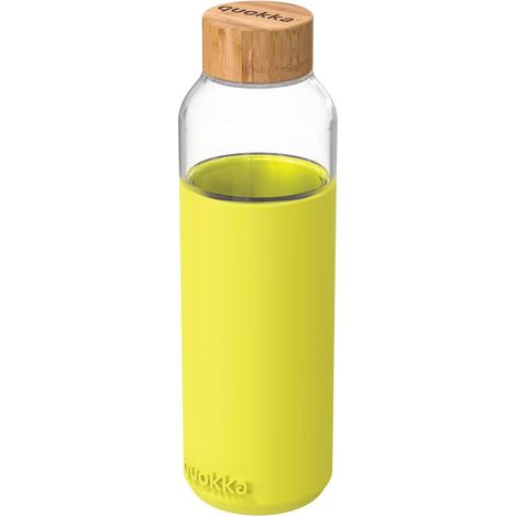 Quokka Flow - Glaswasserflasche 660 ml (Neongrün) (1/4)