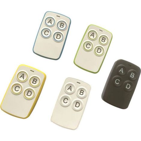 Télécommande Sans Fil Universelle - Volets Roulants Portes Garage Barrières - Fréquence 250 À 868 MHz - 16 Canaux - Noir (1/2)