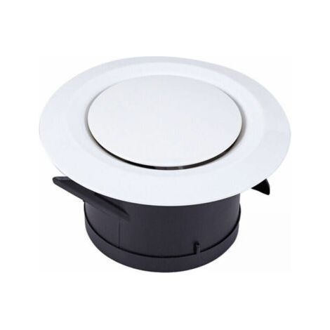 Bouche VMC Ø120mm – Grille de ventilation orientable en ABS – Installation facile au mur ou plafond – Idéale pour salle de bain et cuisine (1/5)