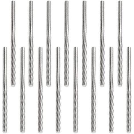 15 Pièces Tige Filetée M6 x 100mm Tige Filetée Inox M6 Tiges Filetées en Acier Inoxydable Entièrement Filetée Tige Goujons, Tige Entièrement Filetée (1/5)